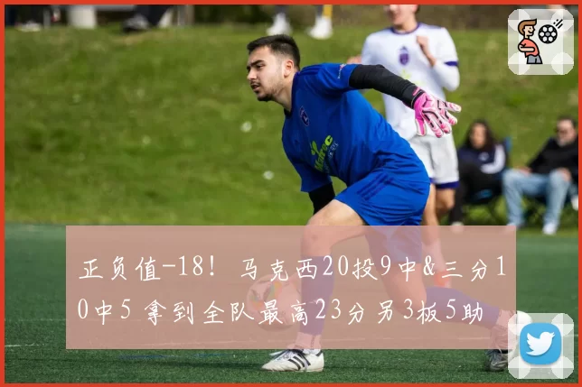 正负值-18!马克西20投9中&三分10中5 拿到全队最高23分另3板5助